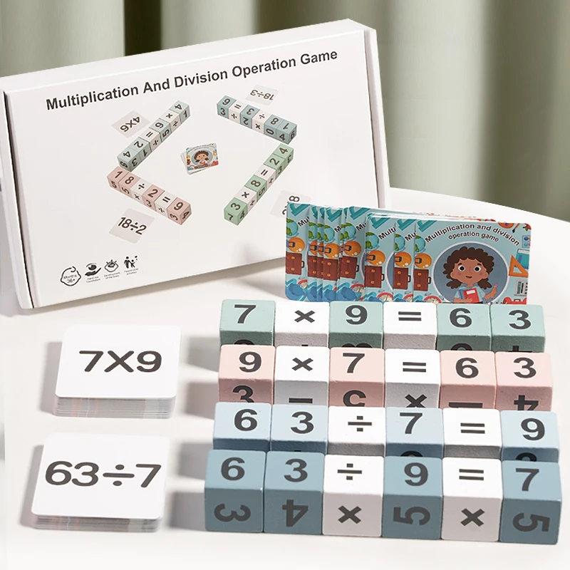 Multiplication and Division Game Learning Teaching Aids Educational Toys Math Toys For Children
