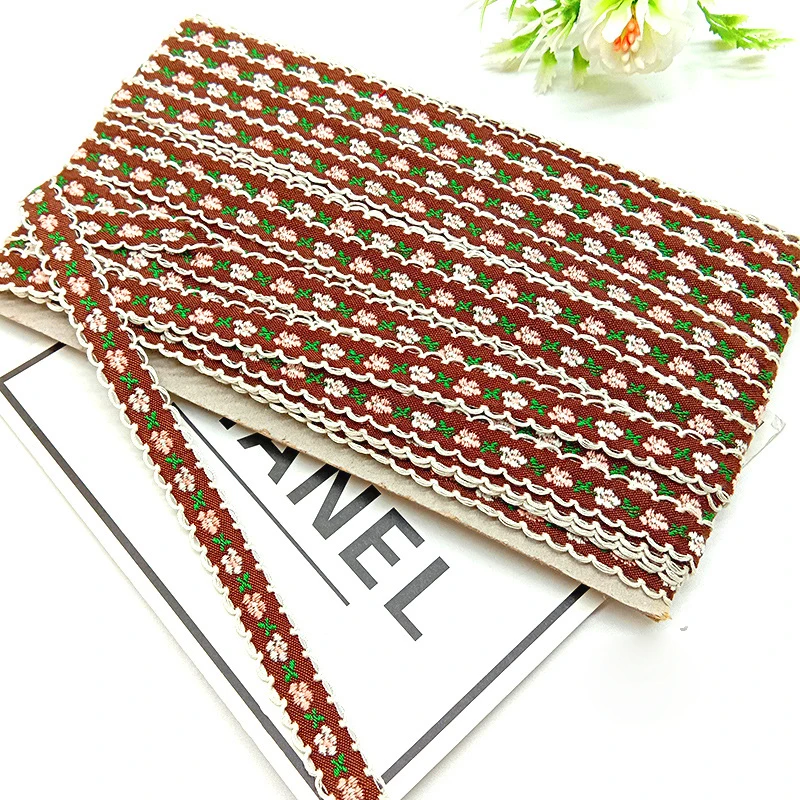 Ruban de dentelle, rose antique, 20 m x 20 mm, pour