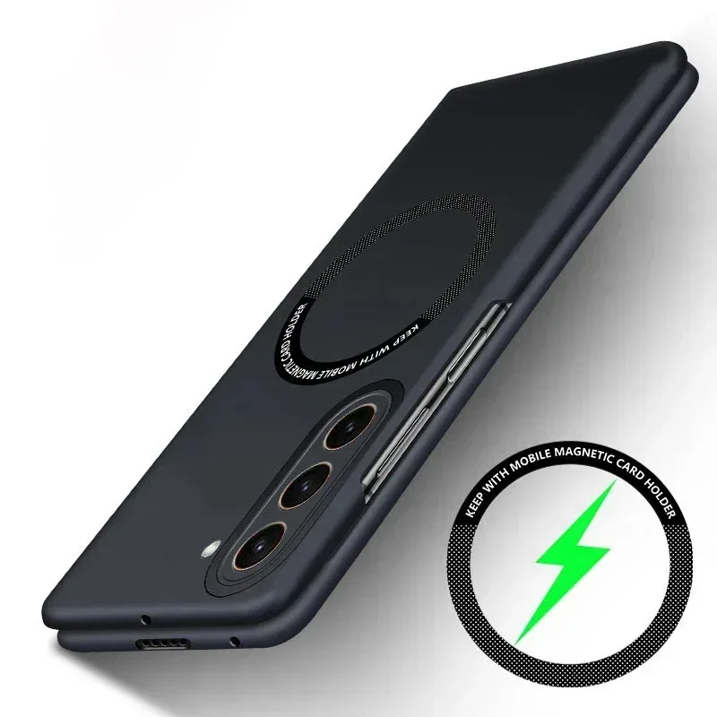 Ultra-Thin Magsafe-Compatible Case with Magnetic Skin Feel and Wireless Charging