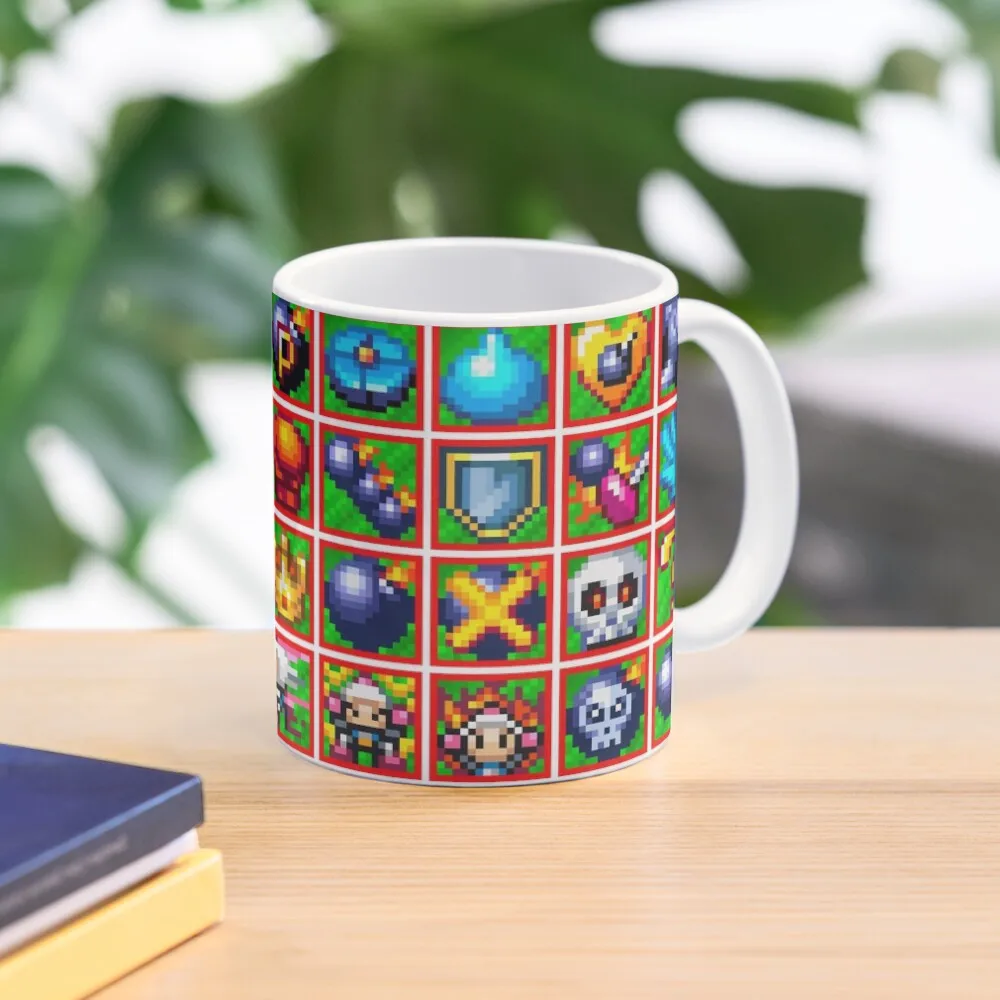 

Bomberman Item Mozaique Coffee Mug Tourist Funny Cups Cups Free Shipping Mug