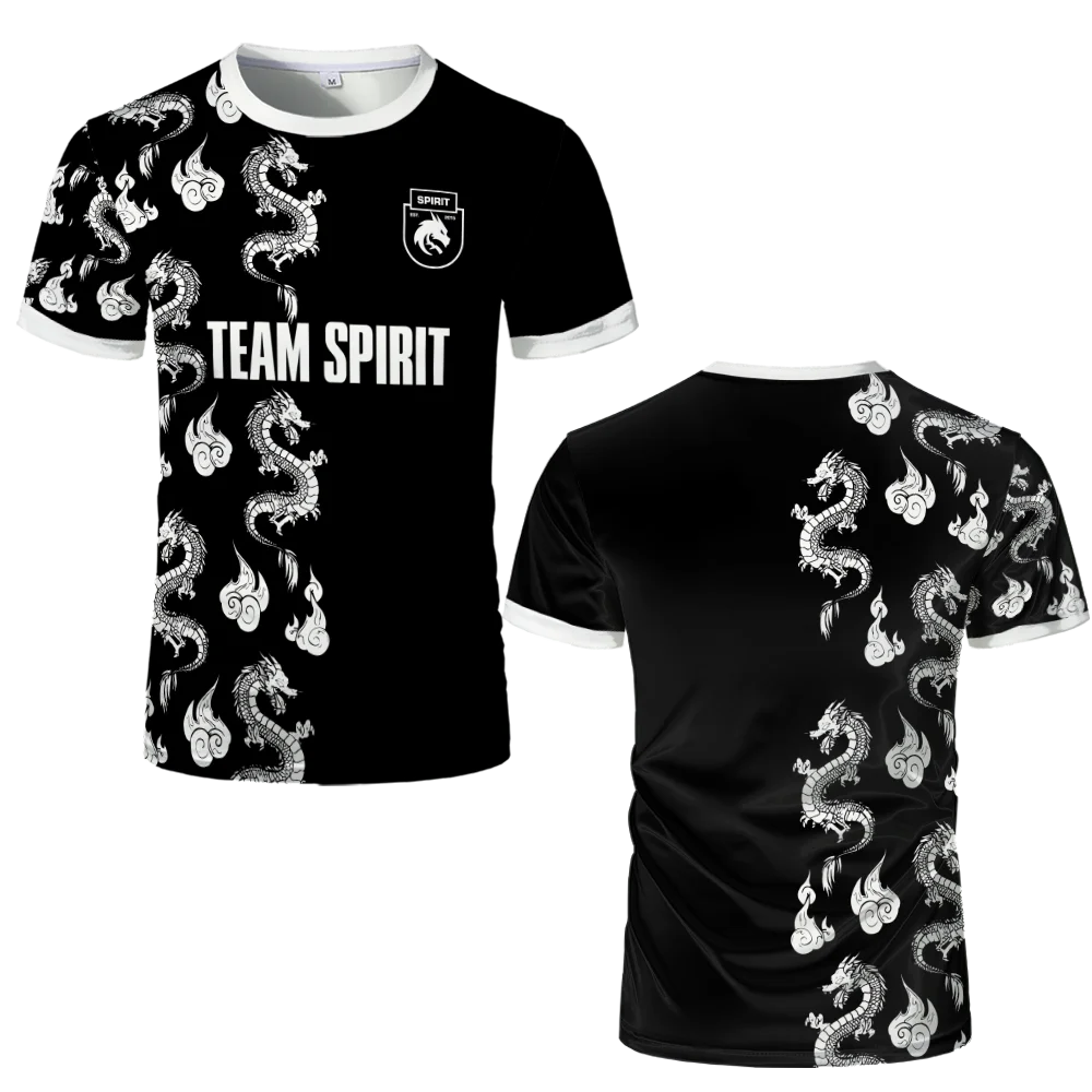 Team Spirit Esports Jersey - Men's Breathable Mesh Fan Tee