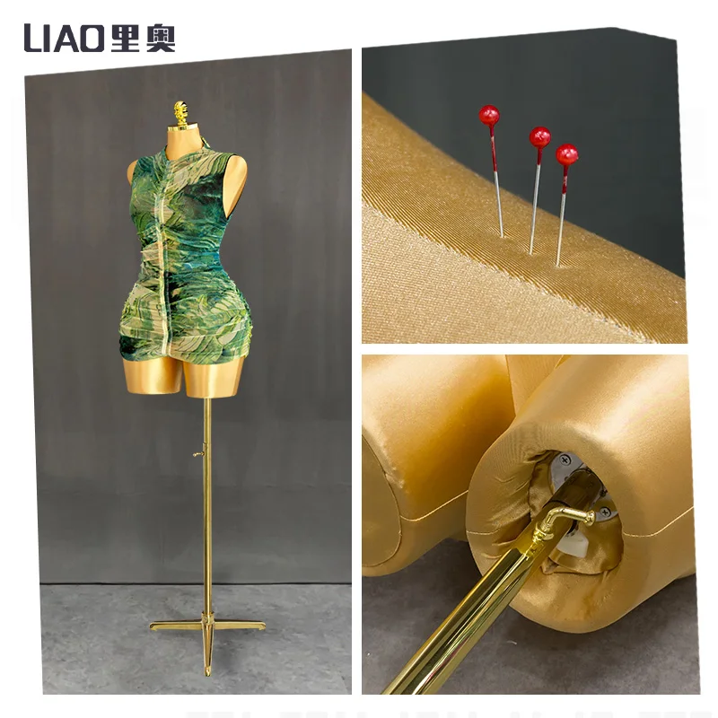 New gold plentiful female mannequins Plus size butt Dress skirt Clothing  display pin able Adjustable base - AliExpress 15