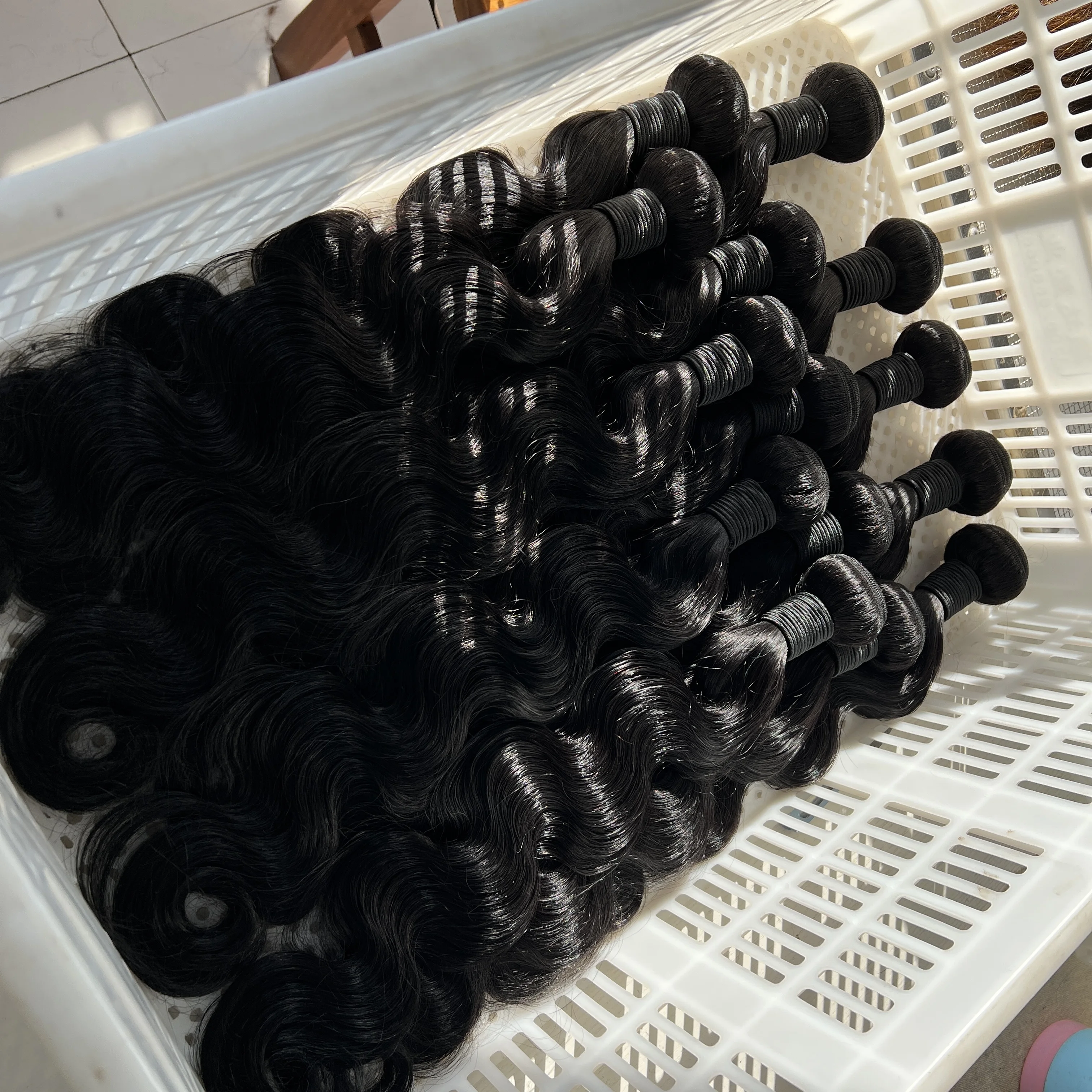 16A Body Wave Human Hair Bundles 100% Brazilian Raw Human Hair 1/3/4 Bundles for Women 16A Thick Bundles human hair For Women 5