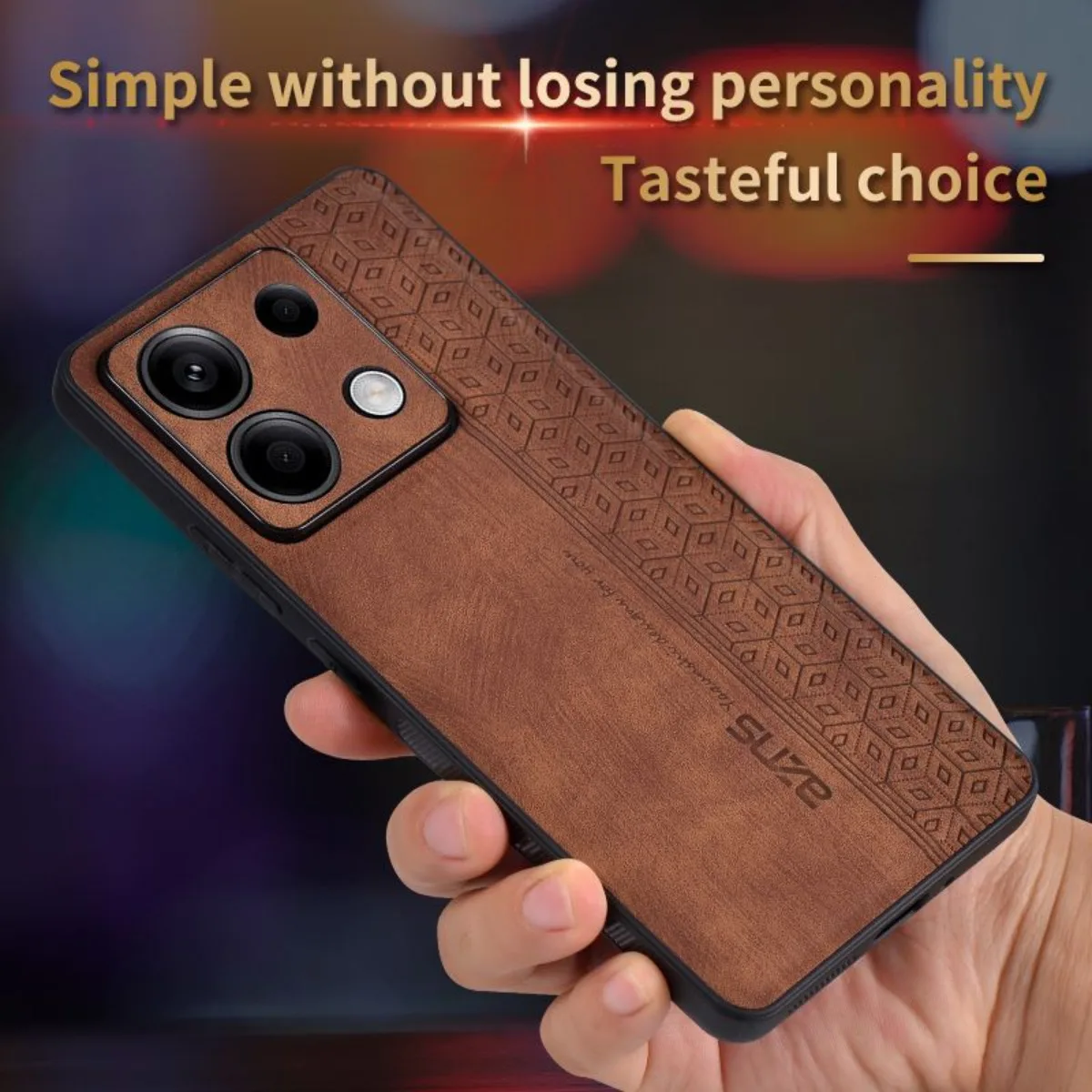 Luxury Sheepskin Leather Phone Case - Premium Silicone Protective Back Cover