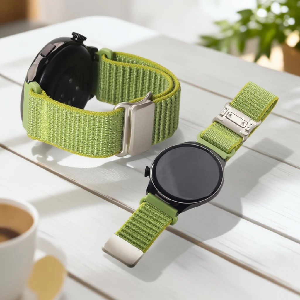 Nylon Magnetic Sports Strap Wristband, 22/20mm