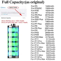 10pcs/Lot 0 Cycle Mobile Phone Battery For iPhone 4 4S 5 5S 5C SE 6 6S 7 8 Plus X XR XS 11 12 13 Pro Max SE2 12 13Mini - Image 5