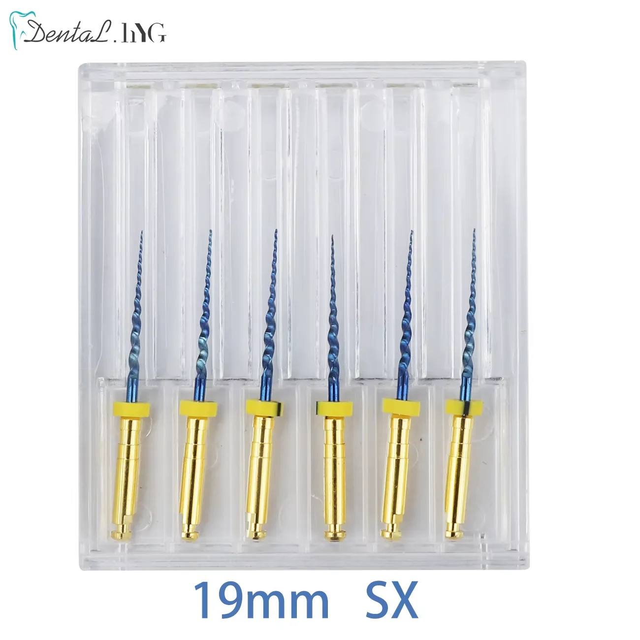 Premium Gold Endodontic Rotary Files - Nickel Titanium Dental Instrument