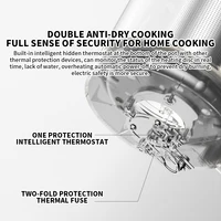 NOUVEAU MIJIA S2 Bouilloire multifonctionnelle 1,5 L Appareil électroménager 800 W en acier inoxydable 304 avec fonction de maintien au chaud 4