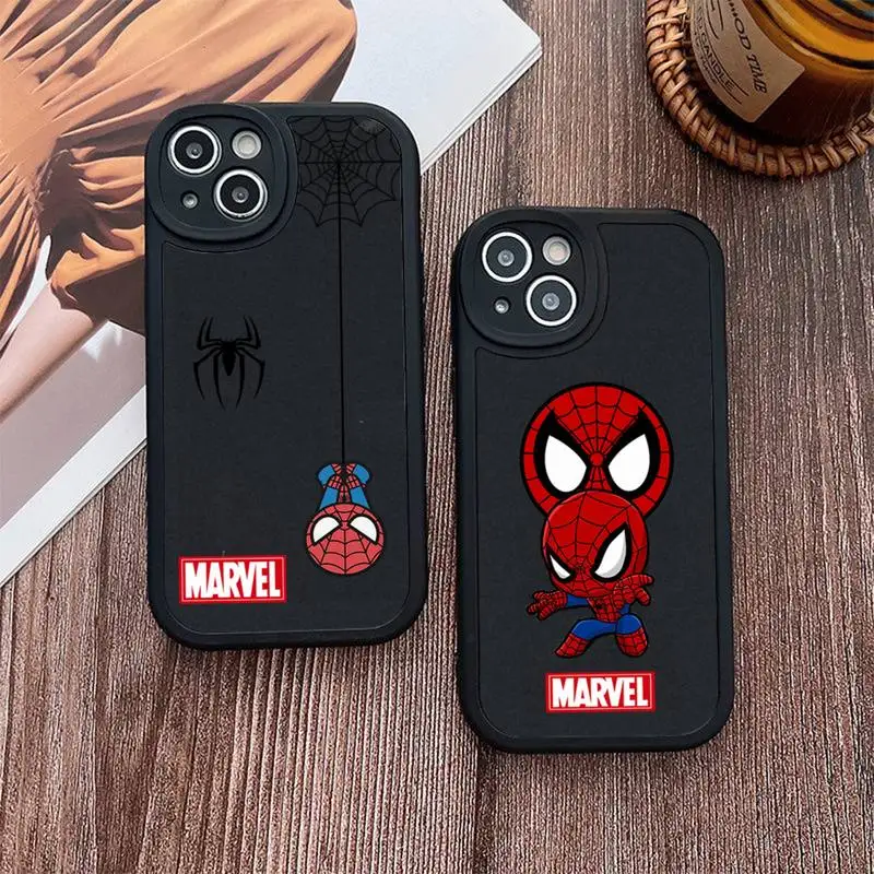Marvel Superhero Spiderman spider man Phone Case For iPhone 14 Plus 13