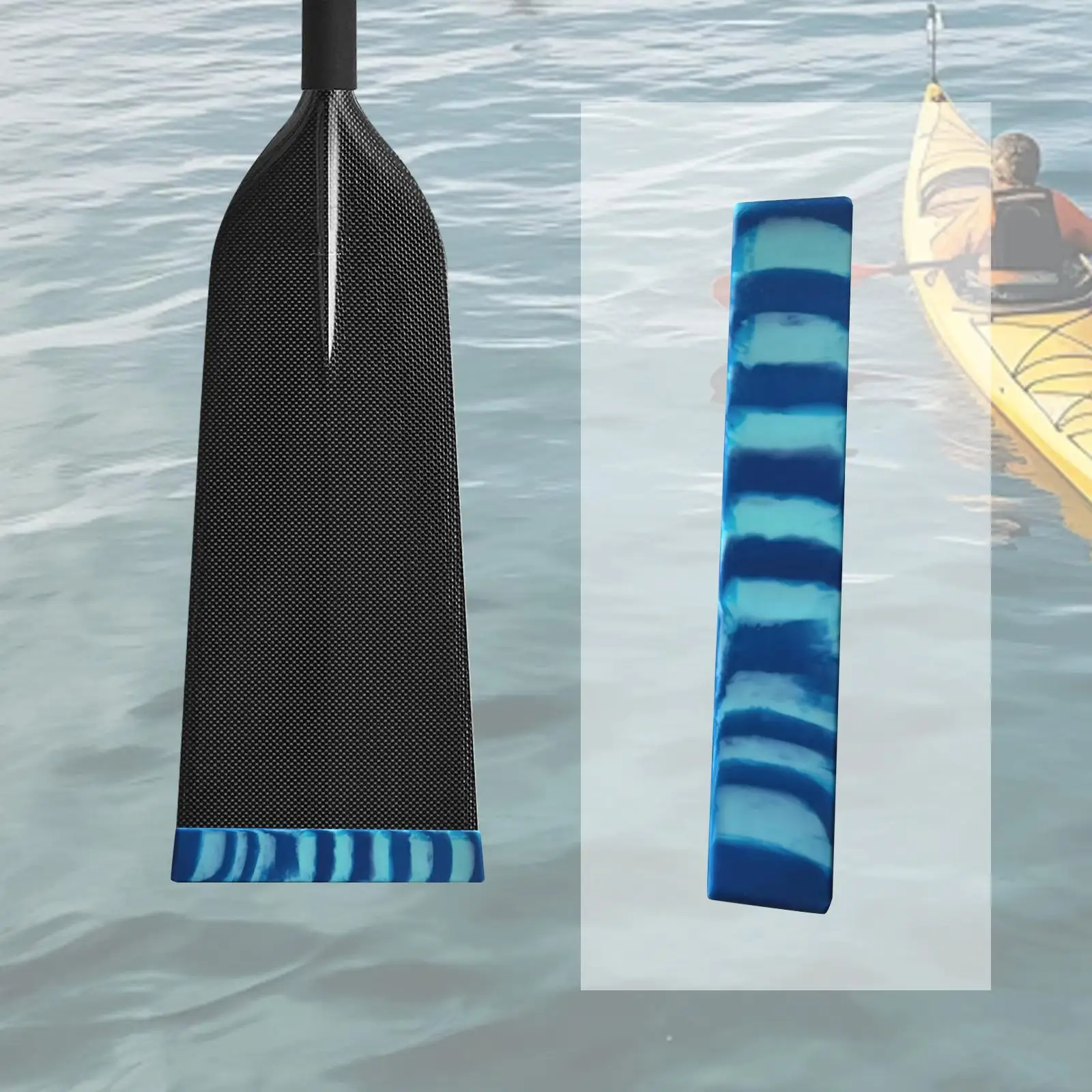 【Booming】 Dragon Boat Paddle Tip Protector Sturdy Replacement for Water Sports Non Slip Easy to Use Convenient Silicone Paddle Guards