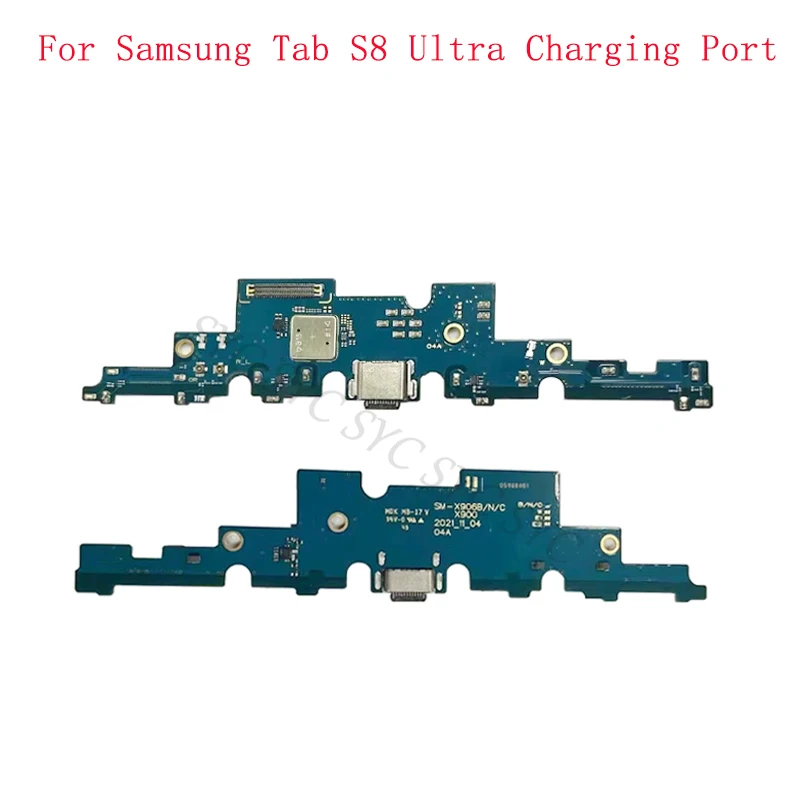 USB Charging Connector Port Board Flex Cable For Samsung Tab S8 Ultra