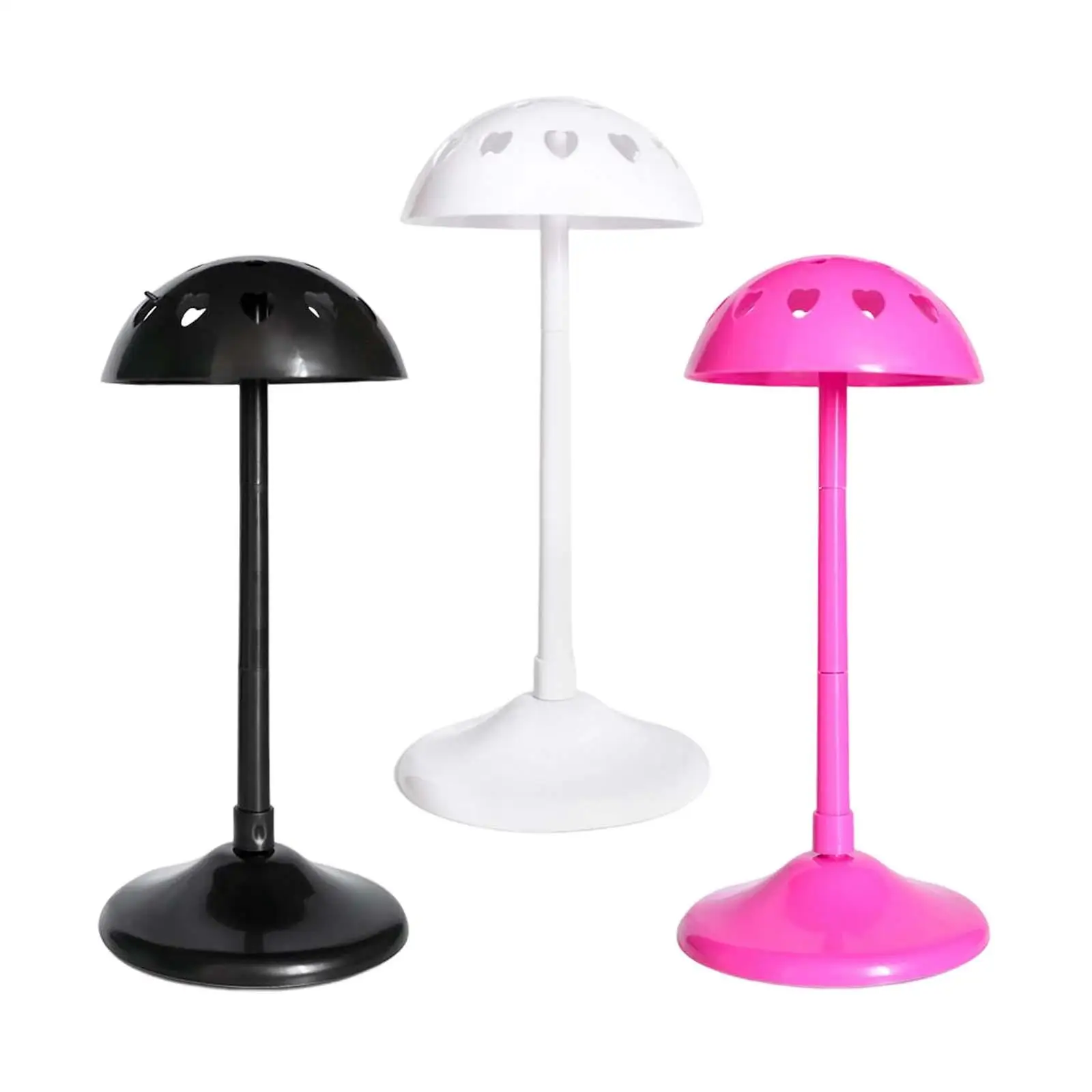 Wig Display Stand with Adjustable Height for Hair Care and Storage in  Wig Display Stand with Adjustable Height for Hair Care and Storage in