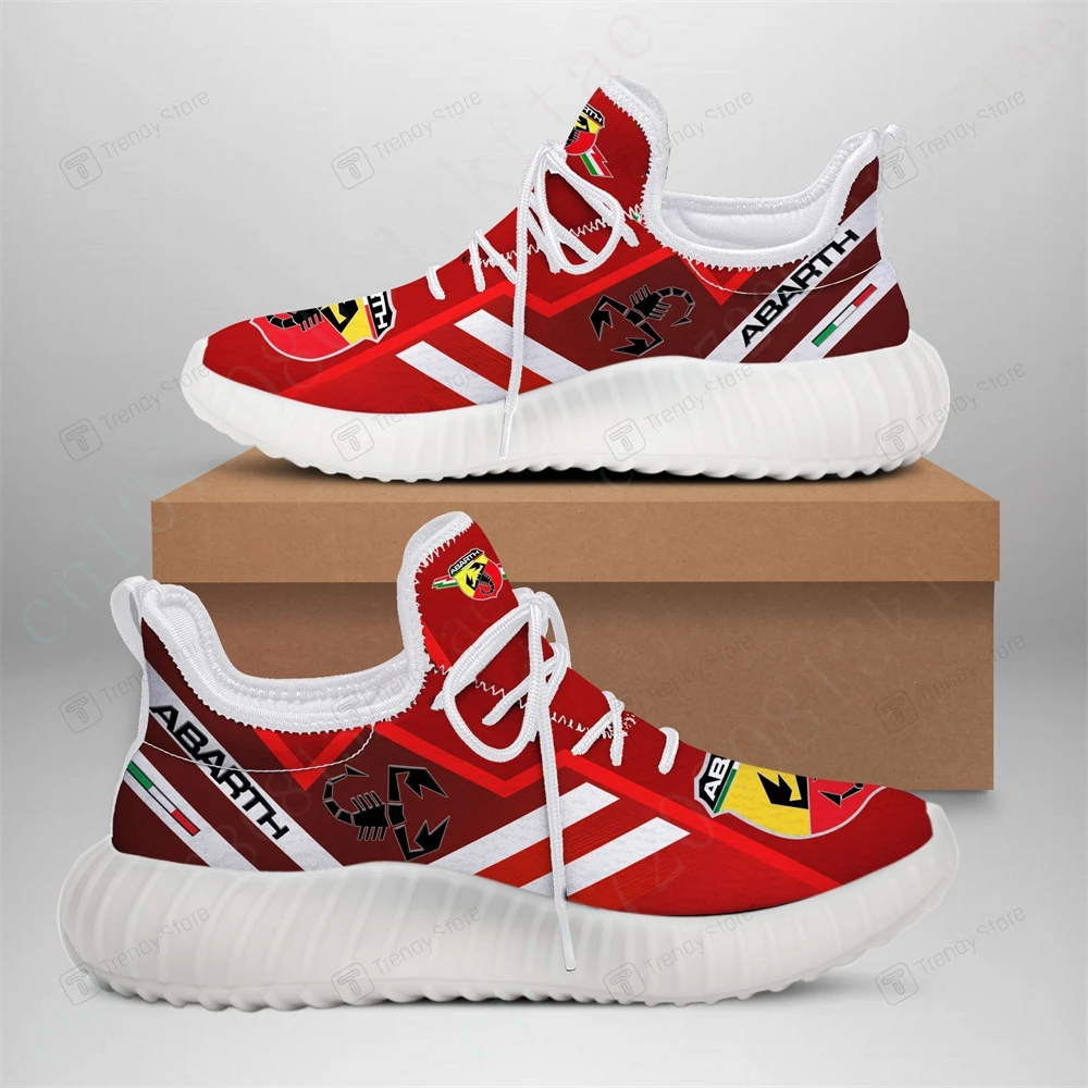 Abarth Men's Sneakers Lightweight Comfortable Male Sneakers Unisex Shoes Big Size Casual Original Tennis Sports Shoes For Men