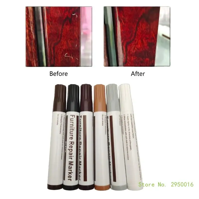 Furniture Repair Marker Furniture Marker Touch Up, Scratch Repair for Wood Floors Table Door