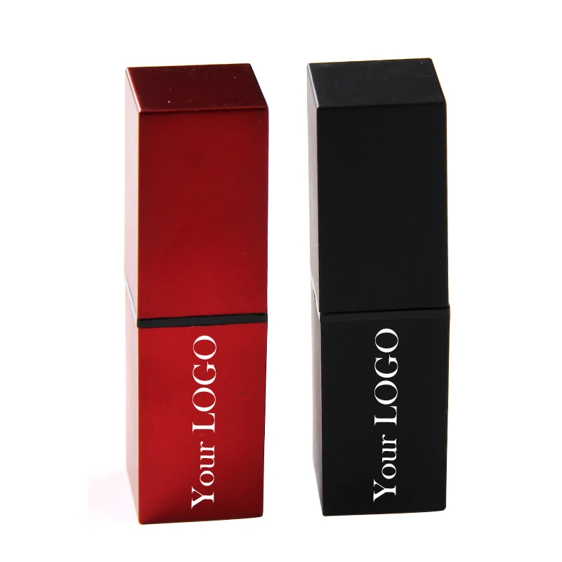 

Custom Logo Lipstick Tube Empty Tube Square Scrub DIY Lipstick Tube Shell Makeup Packaging Material Lipstick Tube Wholesale