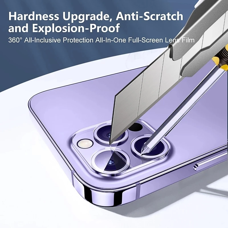 1-3Pcs Full Cover Camera Lens Protector for IPhone 12 13 Pro Max Mini Screen Protectors for IPhone 11 14 Pro Max X XR Xs Glass