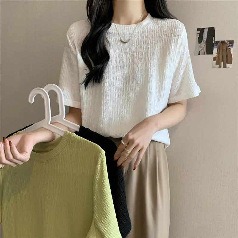 

Womens Wool Short Sleeve T Shirt Base Layer O-neck Women's Base Short Sleeve T-Shirt 2024 News T-shirt Female Ladies S49