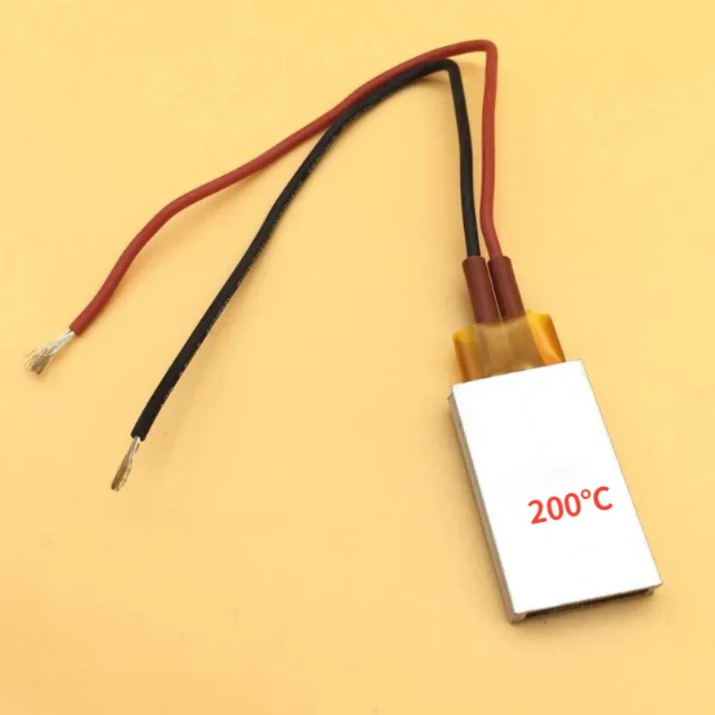 12V 70 degrees to 200 degrees thermostat PTC aluminum shell ceramic heater heating plate heat preservation and antifreeze heating element