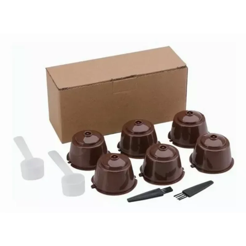 Dolce Flavored Coffee Filter Capsule 6-Pack-Reusable Spare Parts & Accessories