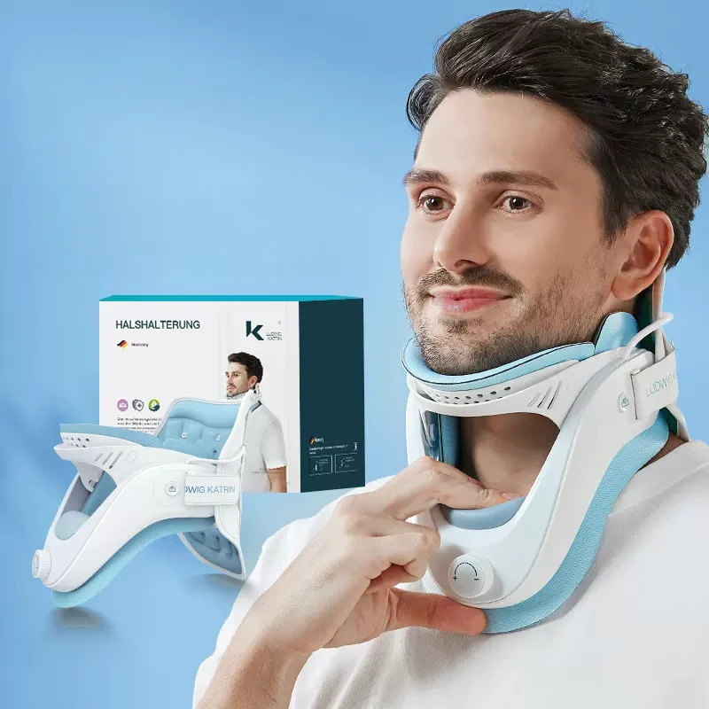 

Cervical Traction Device Neck Stretcher Neck Posture Corrector Neck Brace Cervical Stretch Care Neck Support Neck Massager