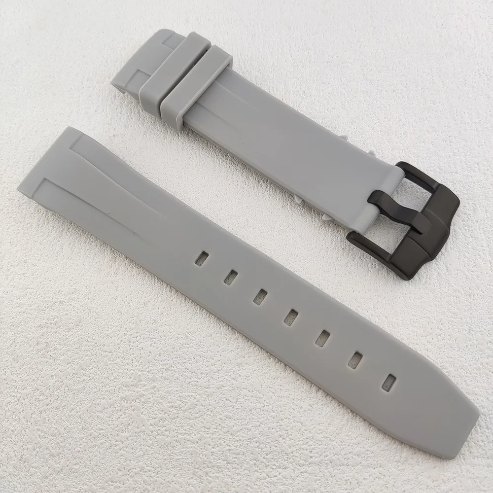 Premium Rubber Watch Strap 22mm Replacement Bracelet - Durable and Comfortable Watch Accessory