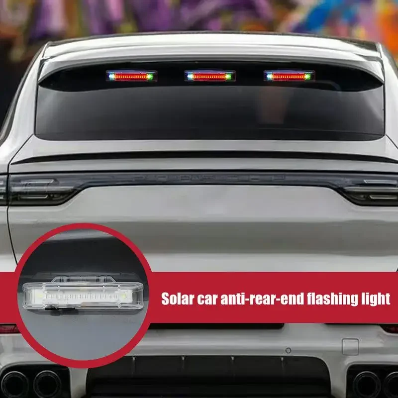 รูปสินค้า ไฟเตือนท้าย LED พลังงานแสงอาทิตย์ สำหรับรถบรรทุก