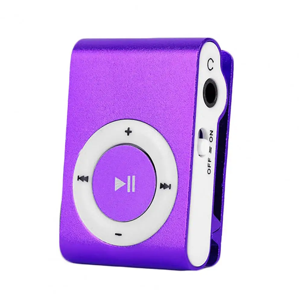 Mini MP3 Portable TF Card SD Card Slot Metal Clip USB Sport Digital Music Walkman Lightweight For Sports Running Citywalk portable music walkman