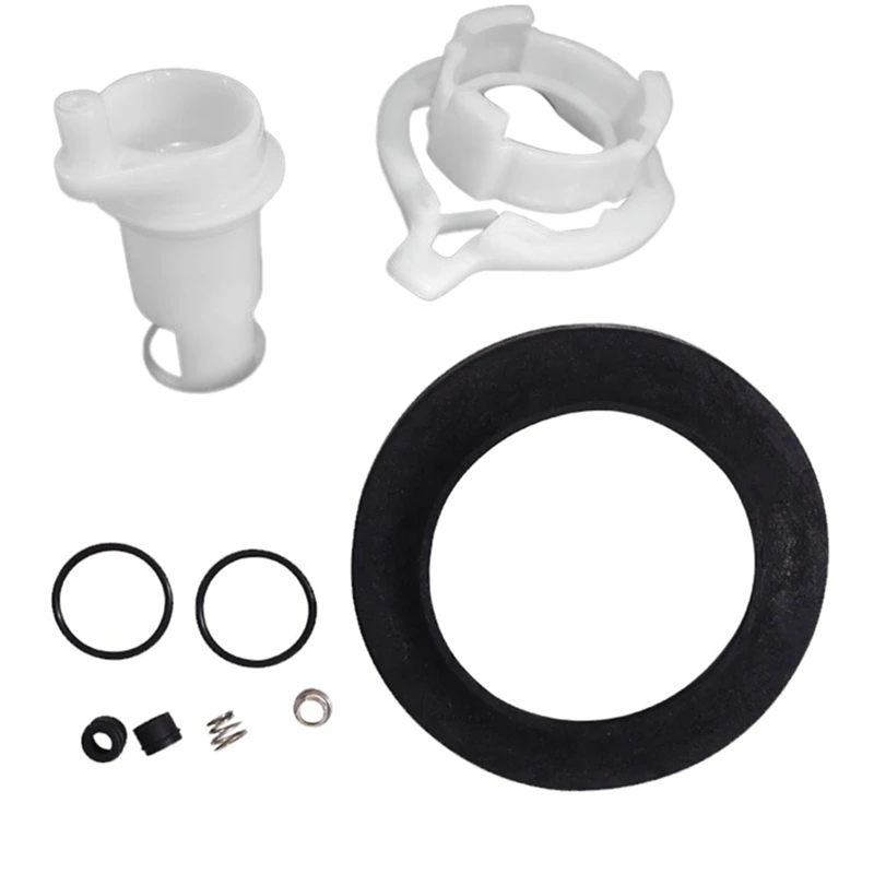 

42049 Toilet Water Valve Set With Seal Black&White Universal For RV Toilet Water Valve Replace Parts RV Toilets Accessory