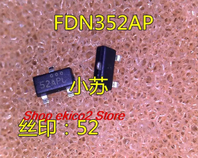

Оригинальный запас FDN352AP :52AP 52 SOT23