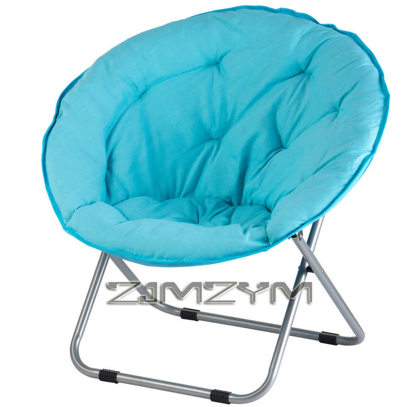 Folding Chair Soft Lounge Chair, Portable Moon Chair for Bedroom, Dorm Rooms, Apartments, Lounging, Garden and Courtyard