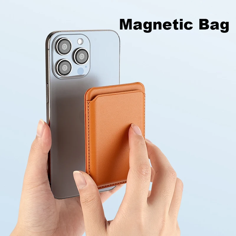 Étui Magnétique Magsafe Pour IPhone 11 à 14 Pro – Housse Avec Portefeuille – Violet