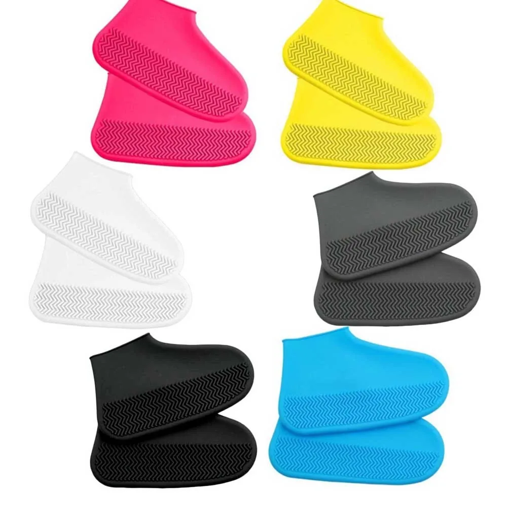 

Waterproof Shoe Covers For Outer Wear Non-slip Foot Covers Rain Shoe Covers Silicone Wear-resistant And Thickened Rain Boot