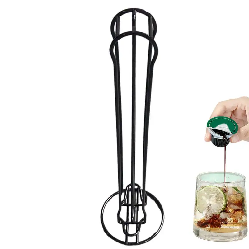 Contenitore Per Cialde Di Caffè Contenitore Per Cialde Di Caffè Monodose Supporto Per Contenitore Da 20 Cialde Con Capacità Sottile Ripiano In Ferro 3