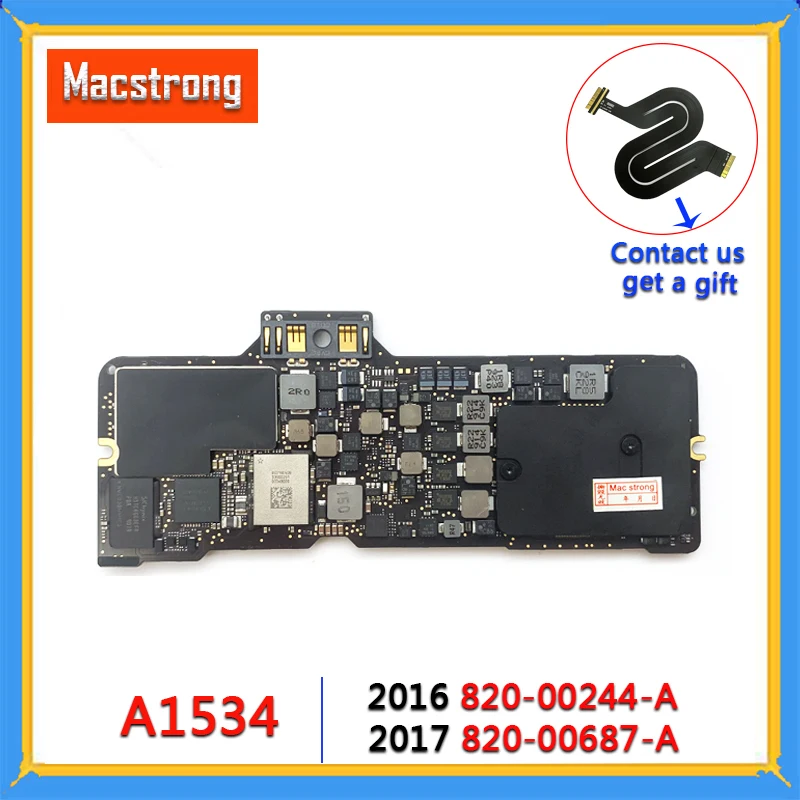 Original A1534 Motherboard 2016 for MacBook Retina 12