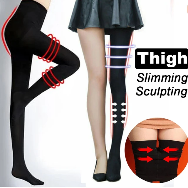 2SIZEDOWN COMPRESSION PANTYHOSE Women Legs Shaper Pants Slimming Tights  Stocking