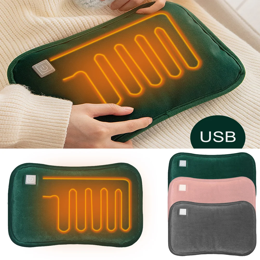 Usb Portable Heated Hand Warmer Pouch Hand Muff Glove Adjustable