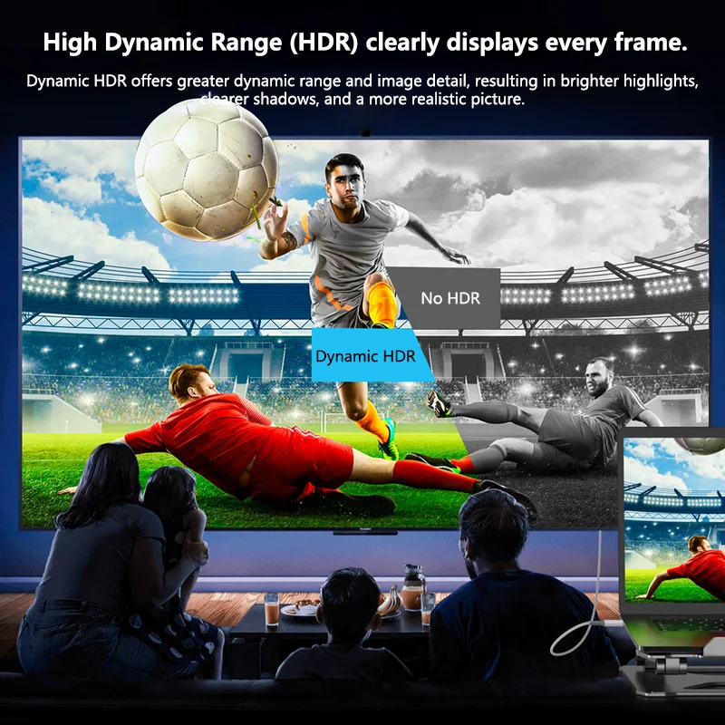 8K High-Speed HDMI Cable - White, Supports 240Hz for Monitors, TVs, and Projectors