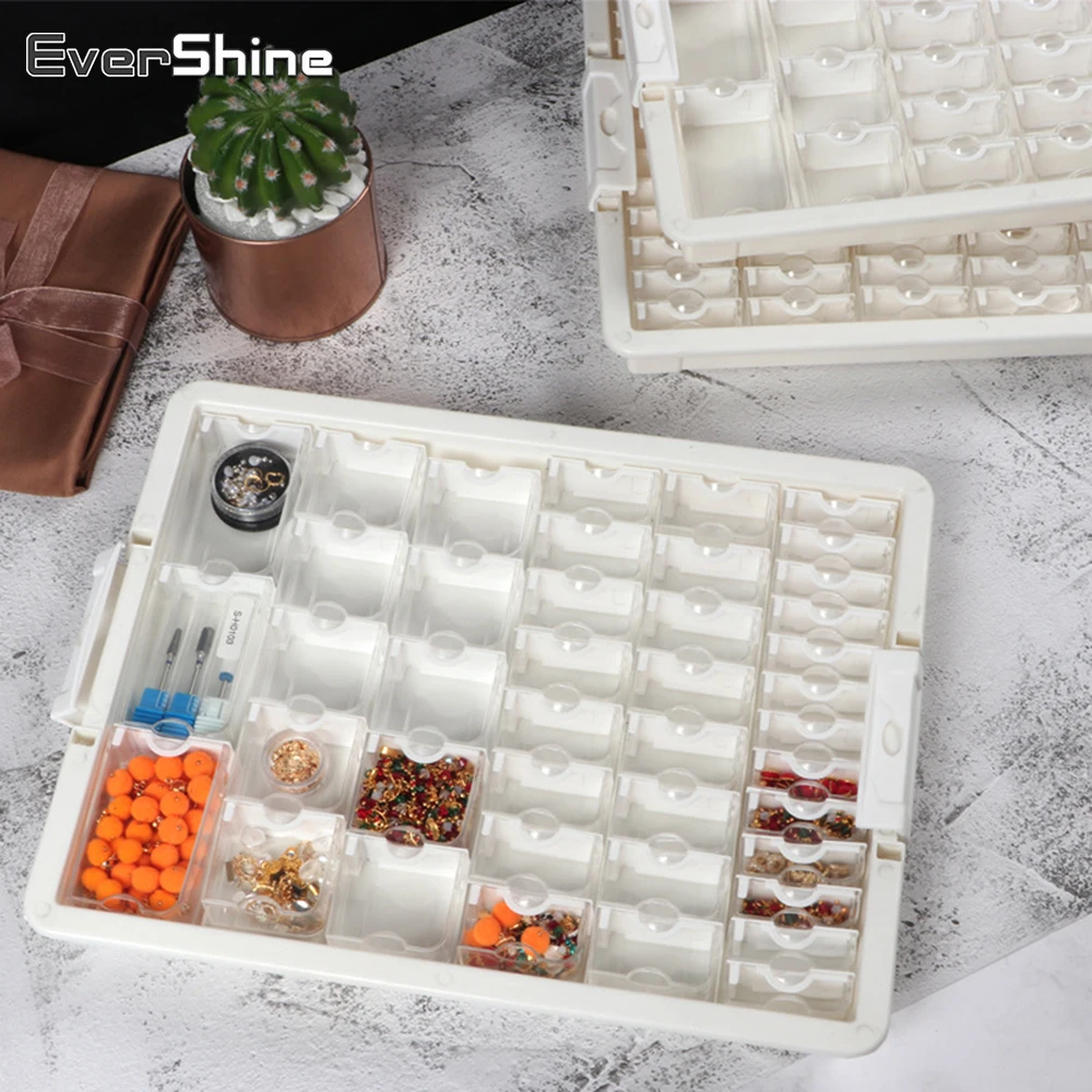 

Контейнер для алмазной вышивки EverShine, ящик для хранения мозаики, аксессуары для алмазной живописи, Новое поступление 2023