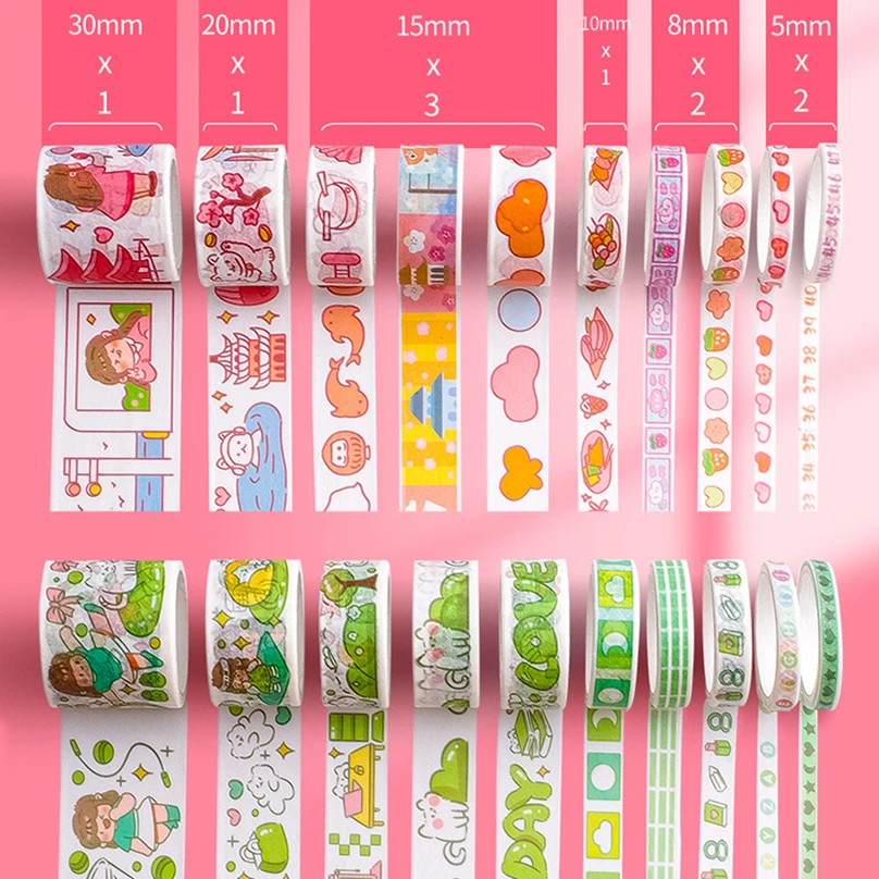 Washi Tape Sticker White Transparent, Hand Drawn Cloud Cherry Bear Washi  Tape For Journaling Sticker Set Png Transparent, Washi Tape, Sticker Set,  Journaling PNG Image For Free Download