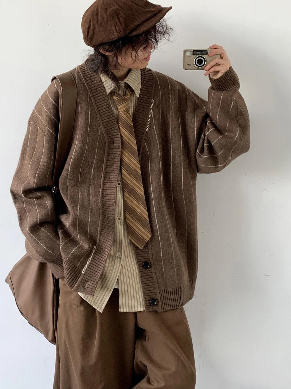 Brown [same style sweater for men and women]