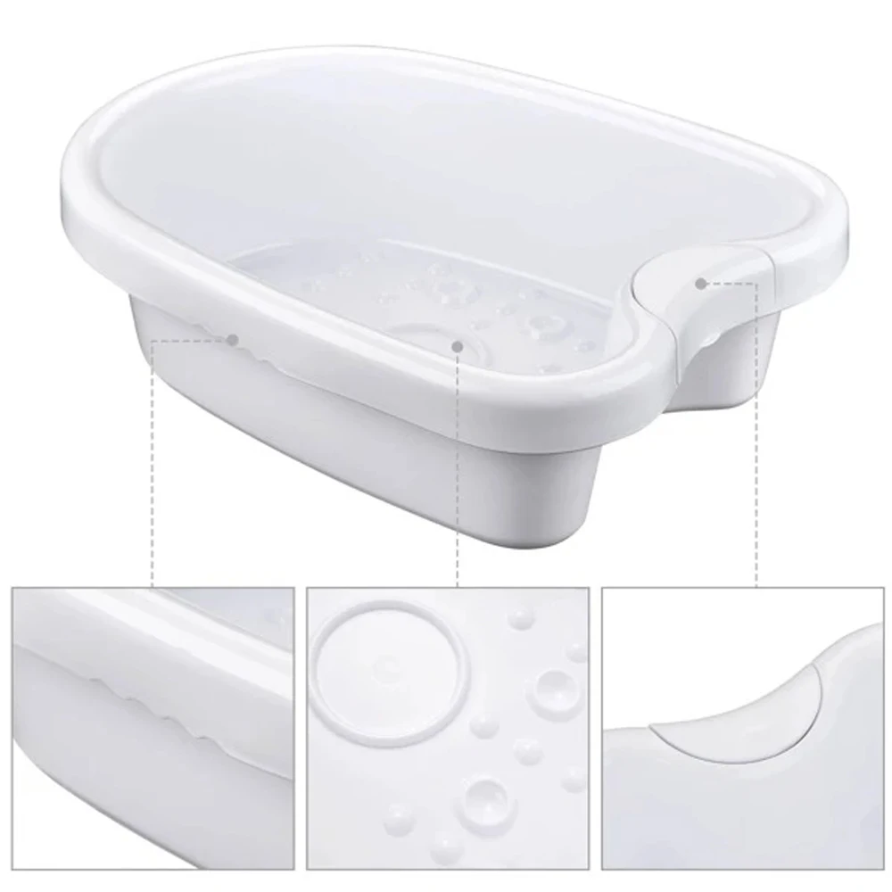 Foot BathTub Only Detox Ion Foot Spa Bath Basin Soaking Bucket Sauna Footspa Bathtub Vibration Whirlpool Care Arrays Aqua