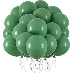 Retro Hot Pink Latex Party Balloons - Valentine's, Wedding & Birthday Decoration Helium Balloons - 12inch 20pcs (Sage Green)
