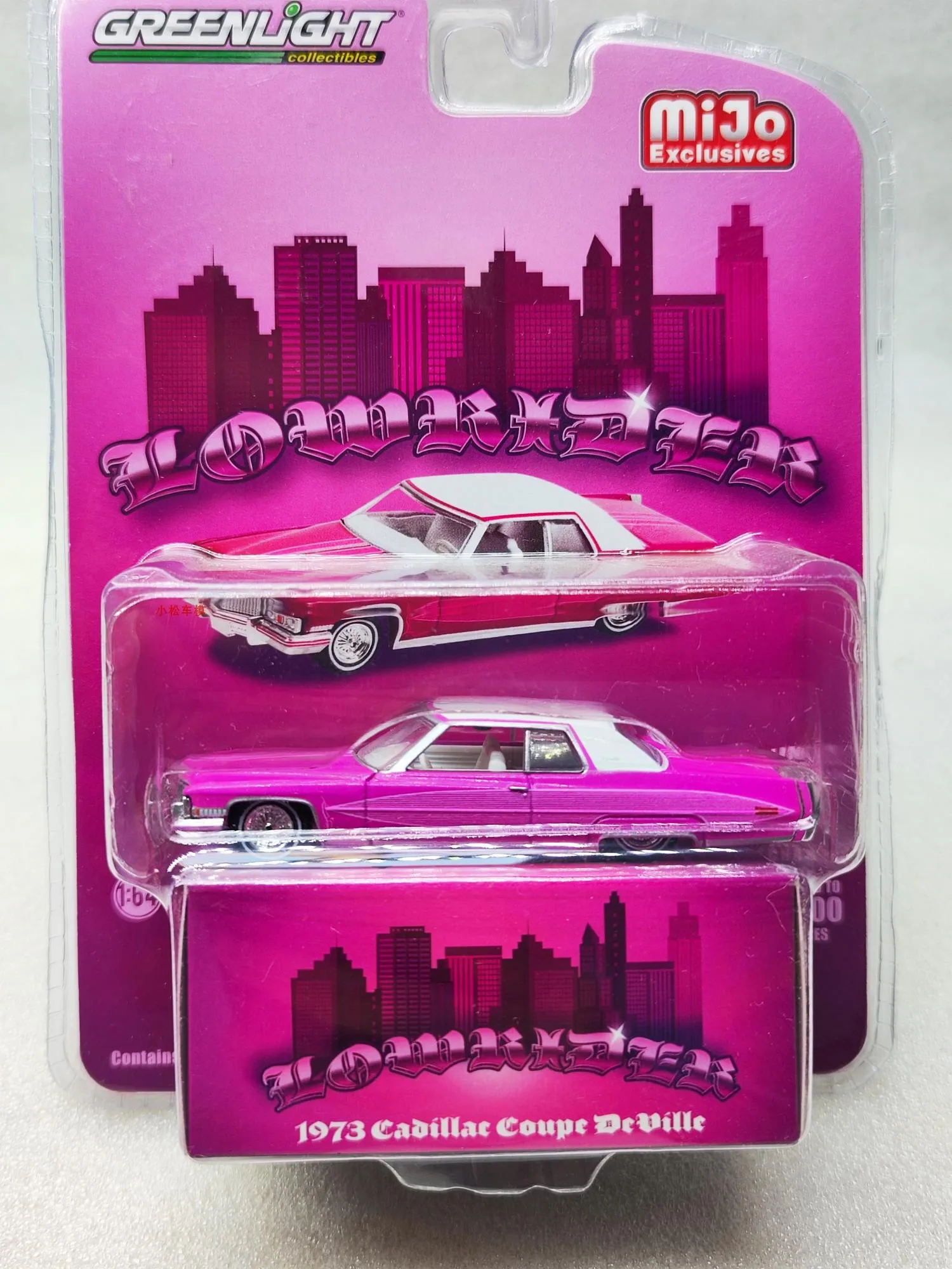 

1:64 1973 Cadillac, lie low литые модели автомобилей из металлического сплава, игрушки для коллекции подарков