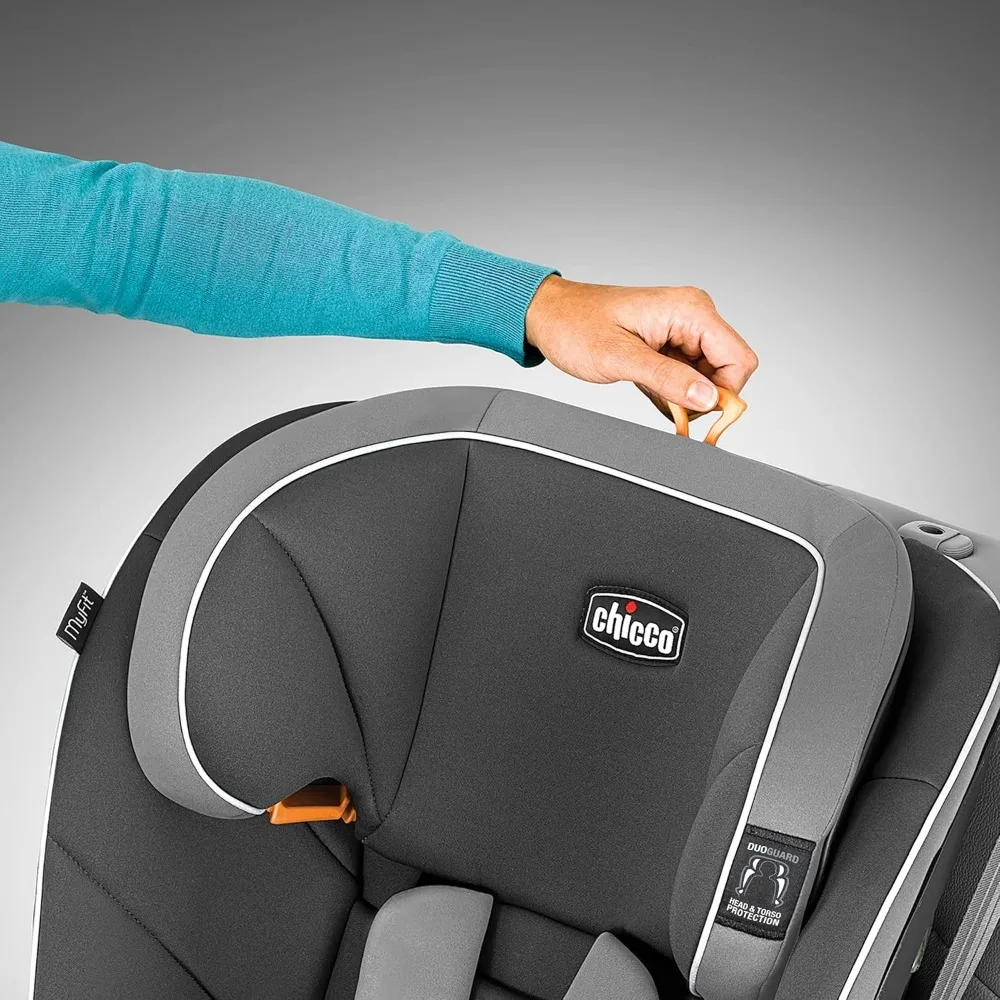 MyFit Harness + Booster Car Seat, 5-Point Seat and High Back Seat, for Children 25-100 lbs. | Atmosphere/Black 4