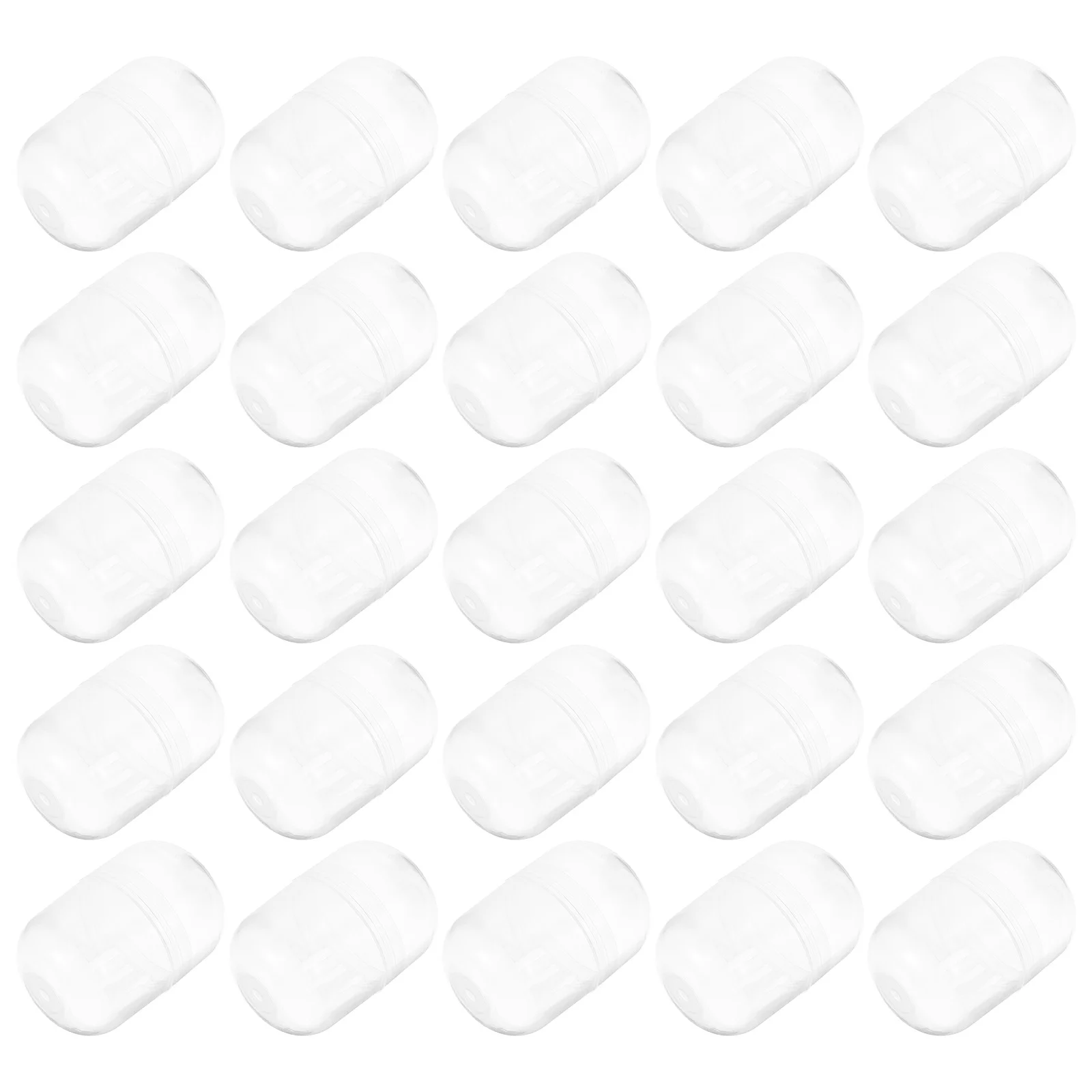 

Vending Machine Capsules Clear Plastic Fillable Ornament Balls Oval Shaped Gumball Machine Bauble Sphere