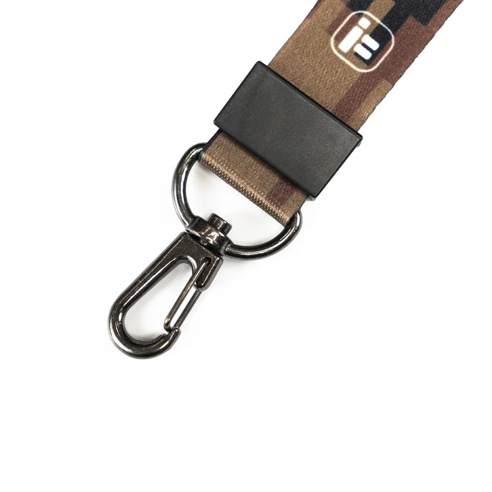 Sangle de cou réglable pour télécommande RC, vue de côté avec la boucle de serrage, offrant sécurité et confort pour pilotes FPV.