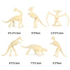 New 12pcs Dinosaur Toys Fossil Skeleton Simulation Model Set Mini Action Figure Educational Creative Collection Toy For Children 5