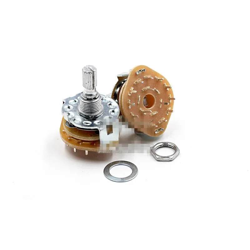 10 Pz, 2 Poli 5 Posizioni 2 P2T Interruttore Rotante Per Les Paul