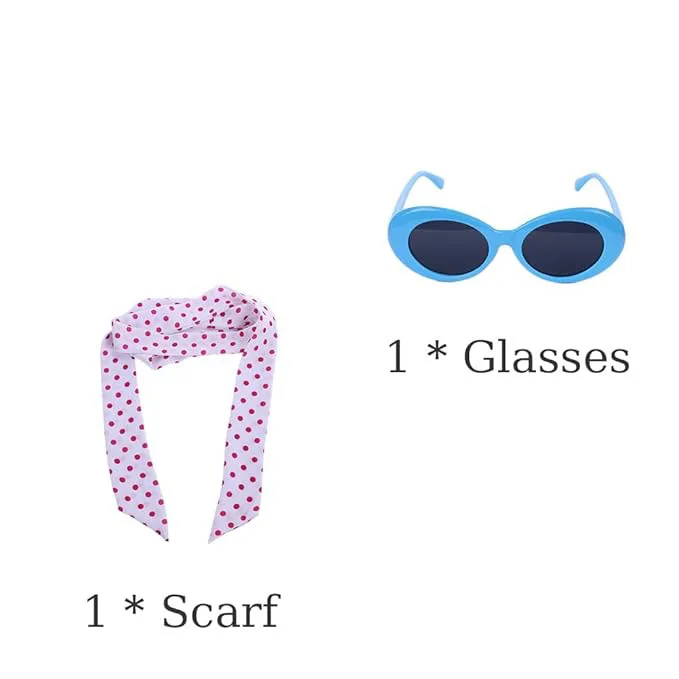 Frauen Halloween Cosolay Kostüm Orange Perücke Lucy Wilde Cosplay Perücke Herren Lila Flauschige Perücke mit Schutzbrille Party Rollenspiel Kostüm – Detail 7