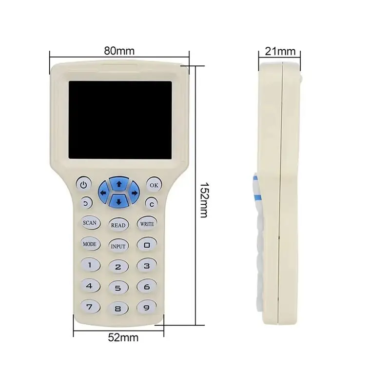 B67C RFID 스마트 카드 리더 RFID 복사기 125K 13.56Mhz IC/ID 키 작성기 RFID 프로그래머 키 복제기